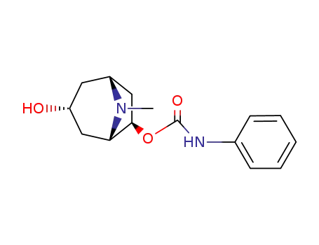 (+/-)-6<i>exo</i>-phenylcarbamoyloxy-tropane-3<i>endo</i>-ol