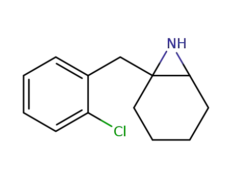 Molecular Structure of 41338-60-7 (1-(2-chlorobenzyl)-7-azabicyclo[4.1.0]heptane)