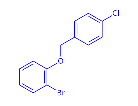 Molecular Structure of 494772-51-9 (1-bromo-2-[(4-chlorophenyl)methoxy]benzene)