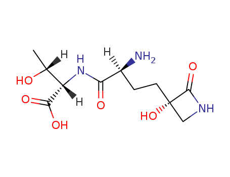 (2S,3R)-2-[[(2S)-2-amino-4-[(3S)-3-hydroxy-2-oxoazetidin-3-yl]butanoyl]amino]-3-hydroxybutanoic acid