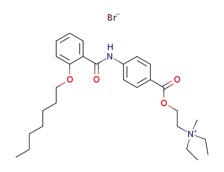 디에틸(2-(4-(2-헵틸옥시벤즈아미도)벤조일옥시)에틸)메틸암모늄 브로마이드