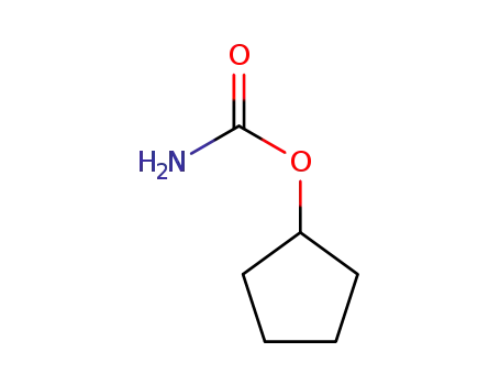 Molecular Structure of 4144-77-8 (cyclopentyl carbamate)
