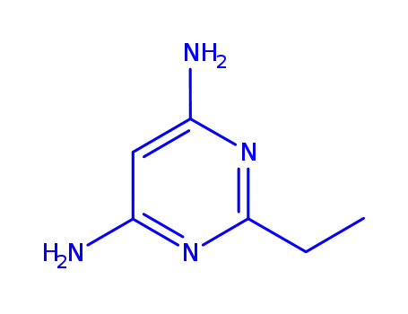 Molecular Structure of 408352-57-8 (4,6-Pyrimidinediamine, 2-ethyl- (9CI))
