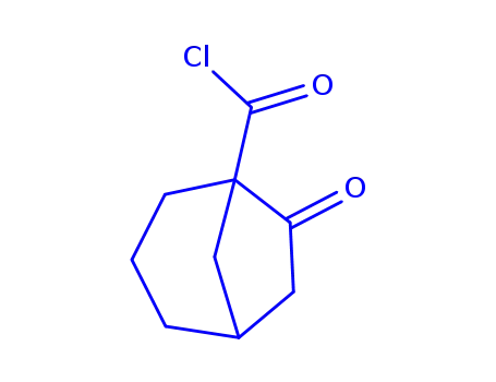 비시클로[3.2.1]옥탄-1-카르보닐 클로라이드, 7-옥소-(9CI)