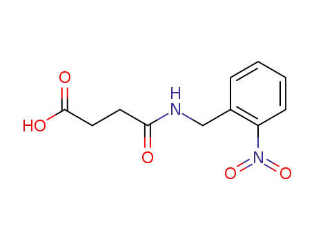 Molecular Structure of 876492-92-1 (<i>N</i>-(2-nitro-benzyl)-succinamic acid)