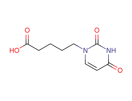 Molecular Structure of 4114-00-5 (1(2H)-Pyrimidinepentanoic acid, 3,4-dihydro-2,4-dioxo-)