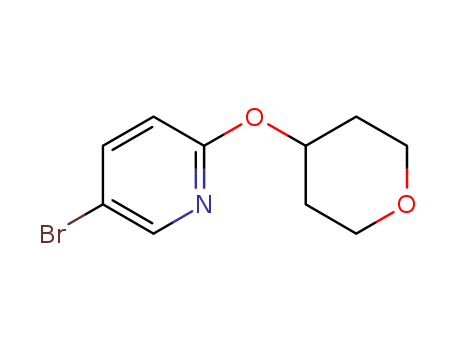 5-BROMO-2-((TETRAHYDRO-2H-PYRAN-4-YL)OXY)PYRIDINE  CAS NO.494772-07-5