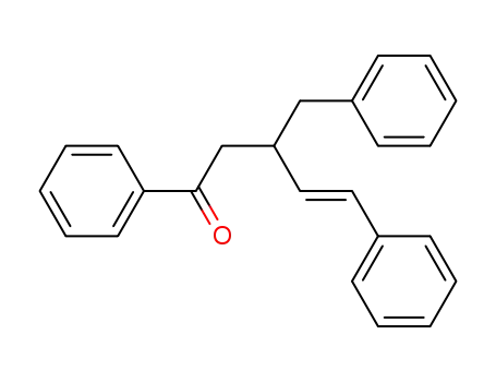 (+/-)-3-benzyl-1,5<i>t</i>-diphenyl-pent-4-en-1-one