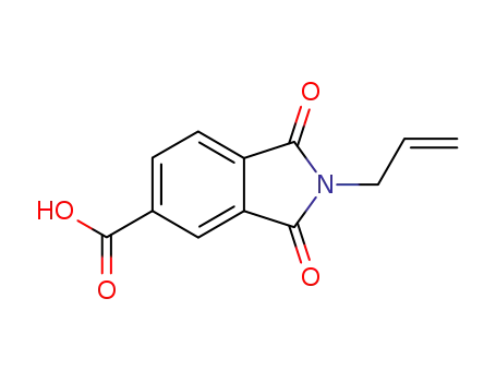 Molecular Structure of 41441-42-3 (2-ALLYL-1,3-DIOXOISOINDOLINE-5-CARBOXYLIC ACID)