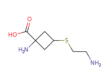 Cyclobutanecarboxylic acid, 1-amino-3-[(2-aminoethyl)thio]- (9CI)