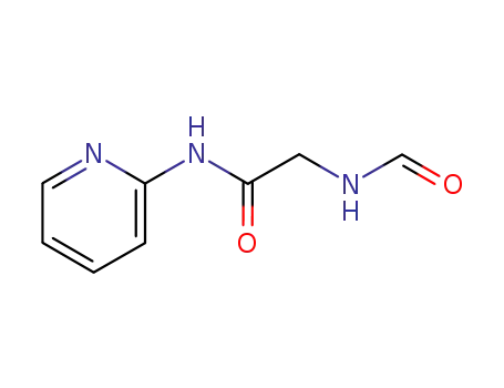 Molecular Structure of 76055-00-0 (2-formylamino-N-(2-pyridyl)acetamide)