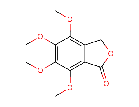4,5,6,7-tetramethoxy-3<i>H</i>-isobenzofuran-1-one