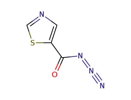 Molecular Structure of 455935-12-3 (thiazole-5-carbonyl azide)