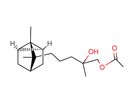(Ξ)-1-acetoxy-2-methyl-5-((<i>R</i>)-2.3-dimethyl-2.6-cyclo-norbornyl-(3))-pentanol-(2)