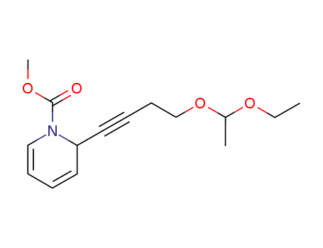 1(2H)-Pyridinecarboxylic acid, 2-[4-(1-ethoxyethoxy)-1-butynyl]-, methyl
ester