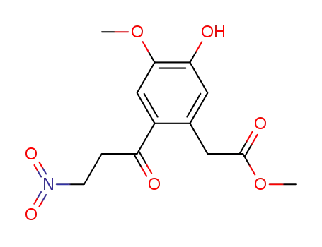 5-ヒドロキシ-4-メトキシ-2-(3-ニトロ-1-オキソプロピル)ベンゼン酢酸メチル