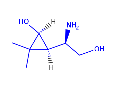 Cyclopropaneethanol, b-amino-3-hydroxy-2,2-dimethyl-, (bR,1R,3S)-rel- (9CI)