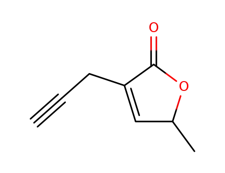 (+/-)-5-methyl-3-prop-2-ynyl-5<i>H</i>-furan-2-one