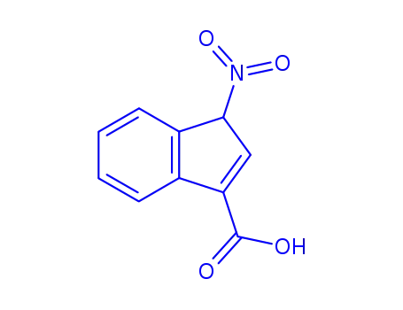 1H-인덴-3-카르복실산,1-니트로-(9CI)