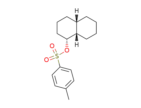 Molecular Structure of 4091-88-7 (decahydronaphthalen-1-yl 4-methylbenzenesulfonate)