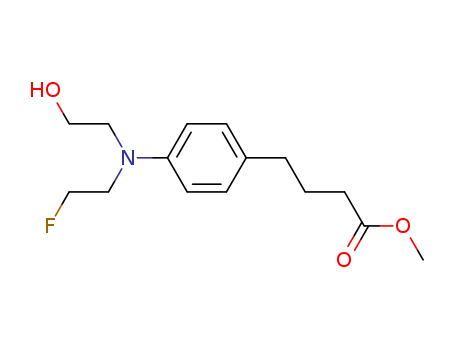 Benzenebutanoic acid,4-[(2-fluoroethyl)(2-hydroxyethyl)amino]-, methyl ester