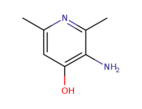 Molecular Structure of 409316-67-2 (4-Pyridinol,3-amino-2,6-dimethyl-(9CI))
