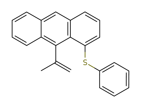 Anthracene, 9-(1-methylethenyl)-1-(phenylthio)-