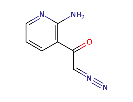 1-(2-amino-[3]pyridyl)-2-diazo-ethanone