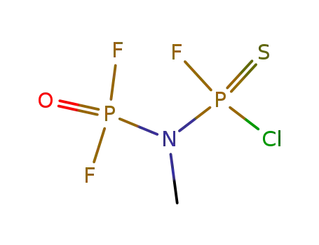 Molecular Structure of 41006-38-6 ([Methyl(difluorophosphinyl)amino]chlorofluorophosphine sulfide)