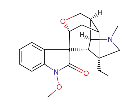 Molecular Structure of 41478-35-7 (Gelsemine, 18,19-dihydro-1-methoxy-)