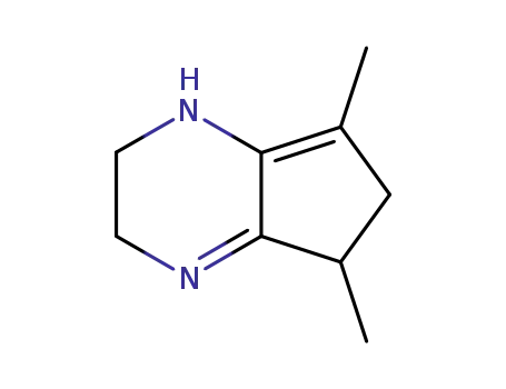 Molecular Structure of 41330-18-1 (1H-Cyclopentapyrazine,  2,3,5,6-tetrahydro-5,7-dimethyl-  (9CI))