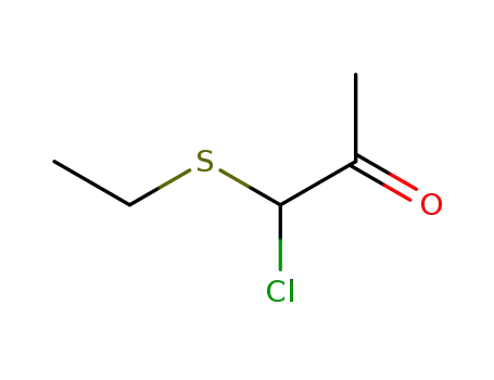 2-Propanone,  1-chloro-1-(ethylthio)-