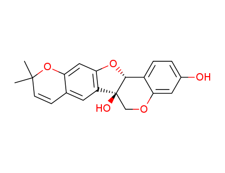 (6aS)-6a,13aα-Dihydro-10,10-dimethyl-6H,10H-furo[3,2-c:4,5-g']bis[1]benzopyran-3,6aα-diol