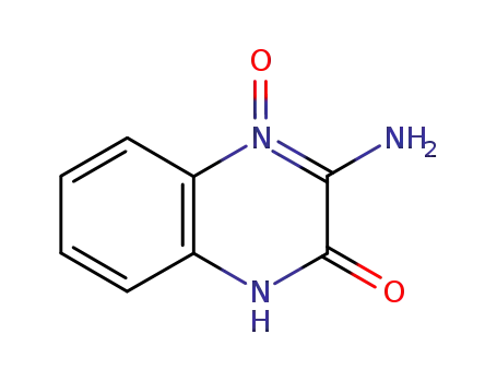 Molecular Structure of 4949-18-2 (2(1H)-Quinoxalinone,3-amino-,4-oxide(7CI,9CI))