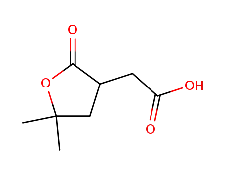 Molecular Structure of 412298-86-3 ((5,5-DIMETHYL-2-OXO-TETRAHYDRO-FURAN-3-YL)-ACETIC ACID)