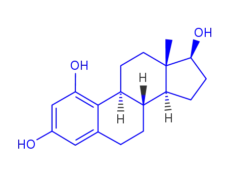 Molecular Structure of 4147-05-1 ((17beta)-estra-1,3,5(10)-triene-1,3,17-triol)