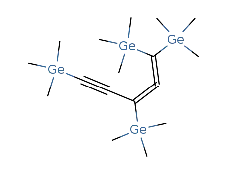 Molecular Structure of 41898-95-7 (3,4-Pentadien-1-yne-1,3-diyl-5-ylidenetetrakis(trimethylgermane))