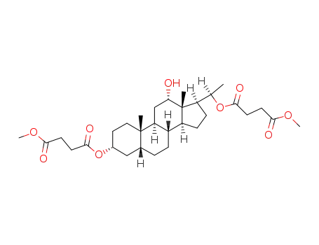 12α-Hydroxy-3α,20β(F)-bis-(3-methoxycarbonyl-propionyloxy)-pregnan