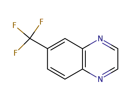 Molecular Structure of 41959-33-5 (6-(Trifluoromethyl)quinoxaline)