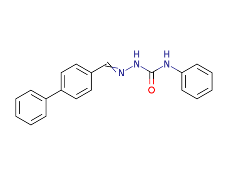 Hydrazinecarboxamide,2-([1,1'-biphenyl]-4-ylmethylene)-N-phenyl- cas  41568-94-9