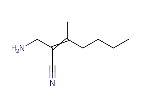 2-Heptenenitrile,  2-(aminomethyl)-3-methyl-
