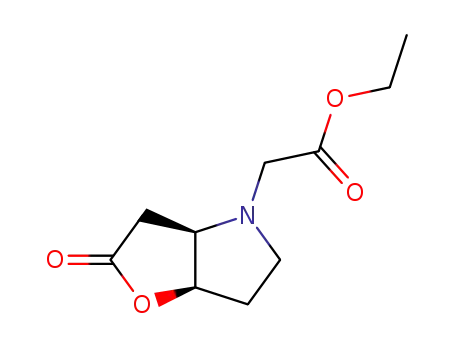 (1S,5S)-2-oxa-6-aza-6-((ethoxycarbonyl)methyl)bicyclo<3.3.0>octan-3-one