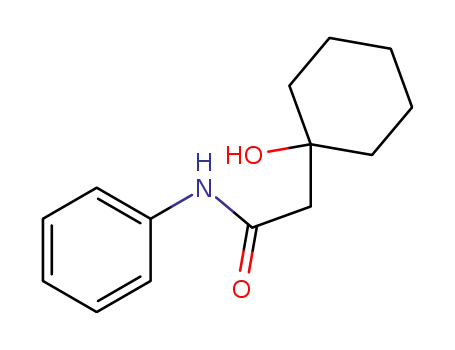 Molecular Structure of 4198-17-8 (2-(1-hydroxycyclohexyl)-N-phenylacetamide)