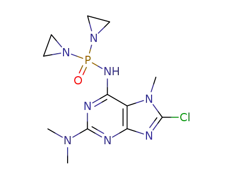 Molecular Structure of 77931-49-8 (C<sub>12</sub>H<sub>18</sub>ClN<sub>8</sub>OP)