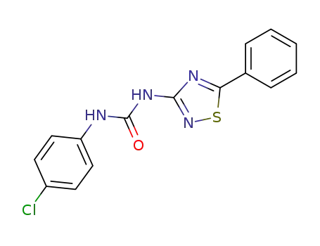 N-(4-Chlorophenyl)-N'-(5-phenyl-1,2,4-thiadiazol-3-yl)urea
