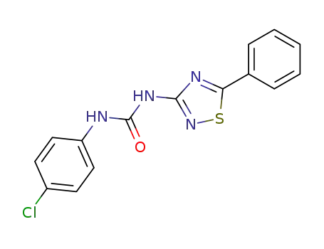 1-(4-クロロフェニル)-3-(5-フェニル-1,2,4-チアジアゾール-3-イル)尿素