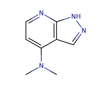 1H-Pyrazolo[3,4-b]pyridin-4-amine,N,N-dimethyl- cas  49834-58-4