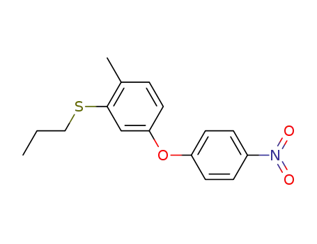 4-메틸-3-(n-프로필티오)페닐 4-니트로페닐 에테르