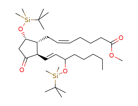 methyl (5Z,13E)-9α,15-bis(dimethyl-t-butylsilyloxy)-11-oxoprosta-5,13-dienoate
