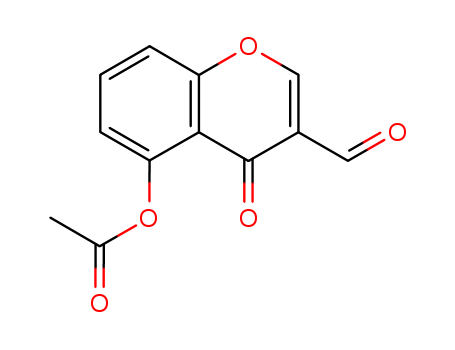 3-formyl-4-oxo-4H-chromen-5-yl acetate